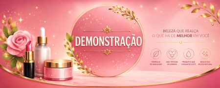 Capa Cosméticos - Demonstração By BalcãoCard